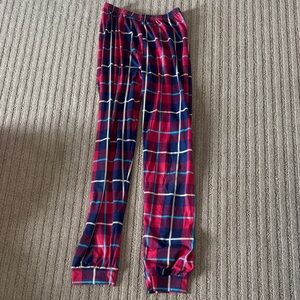 Cozy XXS Kids Pajama Pants - Red and Blue Plaid
